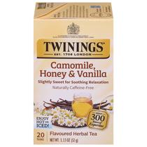 Chá Twinings Camomila Mel e Baunilha Herbal 20 Sachês