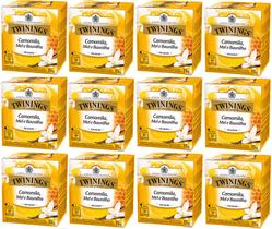 Chá Twinings Camomila, Mel e Baunilha Kit 12 Caixas 10 Un 120 Sachês