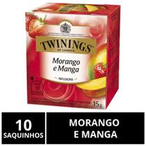Chá Twinings, Chá Morango e Manga Caixa 10 Saquinhos