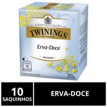 Chá Twinings, Erva Doce, Caixa com 10 Saquinhos