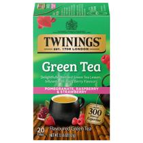 Chá Twinings Green com romã, framboesa e morango 20x6