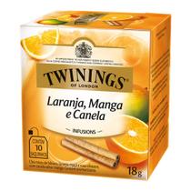 Chá Twinings Laranja, Manga e Canela 20g Chá Twinings Laranja, Manga e Canela 20g