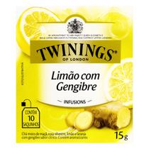 Chá Twinings Limão com Gengibre 10 sachês
