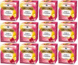 Chá Twinings Limão E Framboesa Kit 12 Caixas 10 Un 120 Sachês