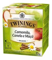 Cha Twinings Misto 15G DP com 10 Saches Camomila Canela Maca Cha Twinings Misto 15G DP com 10 Saches Camomila Canela Maca