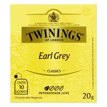 Chá Twinings Preto Earl Grey 10 sachês