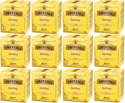 Chá Twinings Preto Earl Grey Kit 12 Caixas 10 Un 120 Sachês