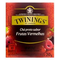 Chá Twinings Preto Frutas Vermelhas 10 sachês