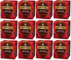 Chá Twinings Preto Frutas Vermelhas Kit 12 Caixas 10 Un 120 Sachês