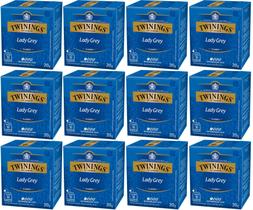 Chá Twinings Preto Lady Grey Kit 12 Caixas 10 Un 120 Sachês