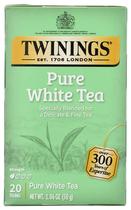 Chá Twinings Pure White 20 sachês Chá Twinings Pure White 20 sachês