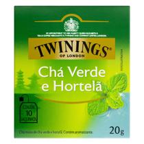 Chá Twinings Verde e Hortelã 10 sachês