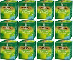 Chá Twinings Verde e Hortelã Kit 12 Caixas 10 Un 120 Sachês