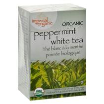 Chá Uncle Lee's Tea Peppermint White 100% orgânico 18 sacos Chá Uncle Lee's Tea Peppermint White 100% orgânico 18 sacos