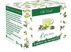 Chá Verde 15 Sachês - Qly Ervas