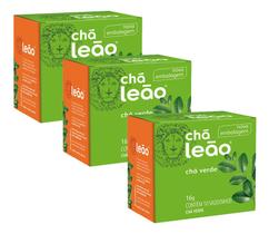 Chá Verde Com 10 Saquinhos - Leão - Kit 3 - leão alimentos