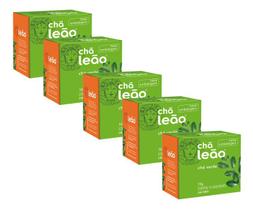 Chá Verde Com 10 Saquinhos - Leão - Kit 5 - leão alimentos