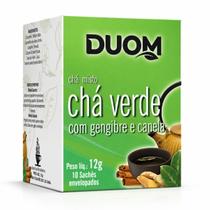 Cha Verde com Gengibre e Canela 10 saches Duom Cha Verde com Gengibre e Canela 10 saches Duom