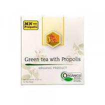 Chá Verde com Própolis Orgânico com 10 Sachês MN Food 15g
