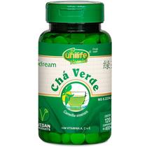 Chá verde com vitamina A, C e E 120 cápsulas Unilife