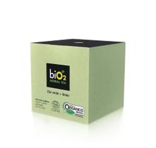 Chá Verde e Limão Orgânico biO2 Herbal Tea Caixa 13 Sachês