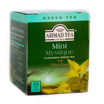 Chá Verde e Menta Mint Mystique Ahmad 10 sachês