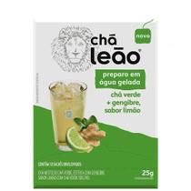 Chá Verde Gelado Leão Com Gengibre E Limão 10x25g
