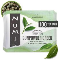 Chá Verde Gunpowder Orgânico Numi 100 Sachês