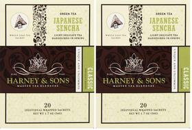 Chá Verde Harney & Sons Sencha Japonês 20 Sachês x2 Chá Verde Harney & Sons Sencha Japonês 20 Sachês x2