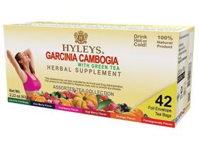 Chá Verde Hyleys Garcinia Cambogia - 42 Sachês (12 Pacotes)