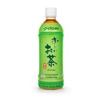 Chá verde ITO EN Oi Ocha sem açúcar, pacote de 500 ml com 12