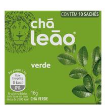 Chá Verde Leão 10 Sachês 16g