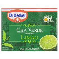 Chá Verde Limão Dr Oetker 15 sashê Chá Verde Limão Dr Oetker 15 sashê