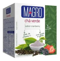 Chá Verde Magro Sabor Cranberry Zero Lowçucar 8g 15 Unidades