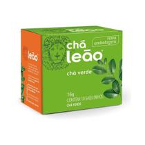 Chá verde natural Leão com 10 sachês