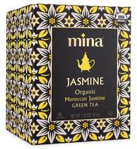 Chá Verde Orgânico de Jasmim Marroquino Mina 15 Sachês Chá Verde Orgânico de Jasmim Marroquino Mina 15 Sachês