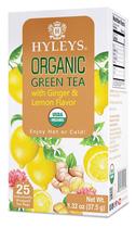 Chá verde orgânico Hyleys Ginger Lemon 150 sacos Chá verde orgânico Hyleys Ginger Lemon 150 sacos