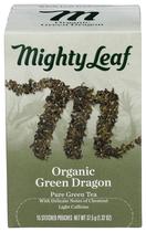 Chá Verde Orgânico Mighty Leaf Green Dragon 15 Sachês Chá Verde Orgânico Mighty Leaf Green Dragon 15 Sachês