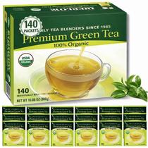 Chá Verde Orgânico Premium 140 Sachês Individualmente Embalados Chá Verde Orgânico Premium 140 Sachês Individualmente Embalados