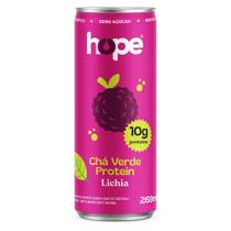 Chá Verde Protein Lichia 10g Hope 269ml - 6 Unidades Chá Verde Protein Lichia 10g Hope 269ml - 6 Unidades