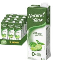 Chá Verde Sabor Limão NATURAL TEA 1L (12 unidades)