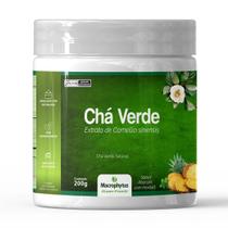 Chá Verde Solúvel Instantâneo Abacaxi com Hortelã Extrato Puro Camellia Sinensis 200g Macrophytus