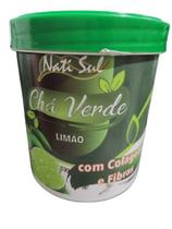Chá Verde Solúvel - Limão - 250g - Com Colágeno - Natisul