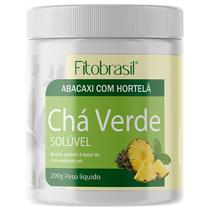 Chá Verde Soluvel sabor Abacaxi com Hortelã 200g - FITOBRASIL