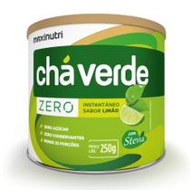 Chá Verde Solúvel Zero Calorias Limão Lata 250g Maxinutri