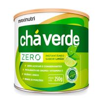 Chá Verde Soluvel Zero Calorias Limão Lata 250g Maxinutri