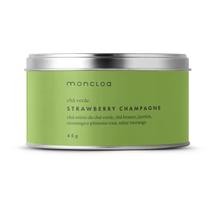 Chá Verde Strawberry Champagne Moncloa Lata 45g Chá Verde Strawberry Champagne Moncloa Lata 45g