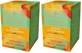 Chá Verde Taylors of Harrogate Manga e Cardamomo 40 Sachês