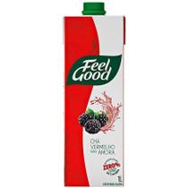 Chá Vermelho E Amora Feel Good Zero Açúcar 1L 1000Ml Chá Vermelho E Amora Feel Good Zero Açúcar 1L 1000Ml