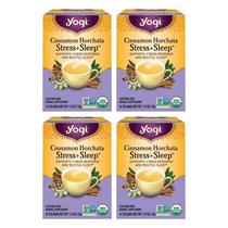 Chá Yogi Cinnamon Horchata Stress & Sleep 64 sacos orgânico Chá Yogi Cinnamon Horchata Stress & Sleep 64 sacos orgânico